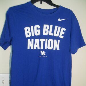 UK Kentucky Wildcats Nike Big Blue Nation Tee Mens M Dri Fit Lightweight Soft
